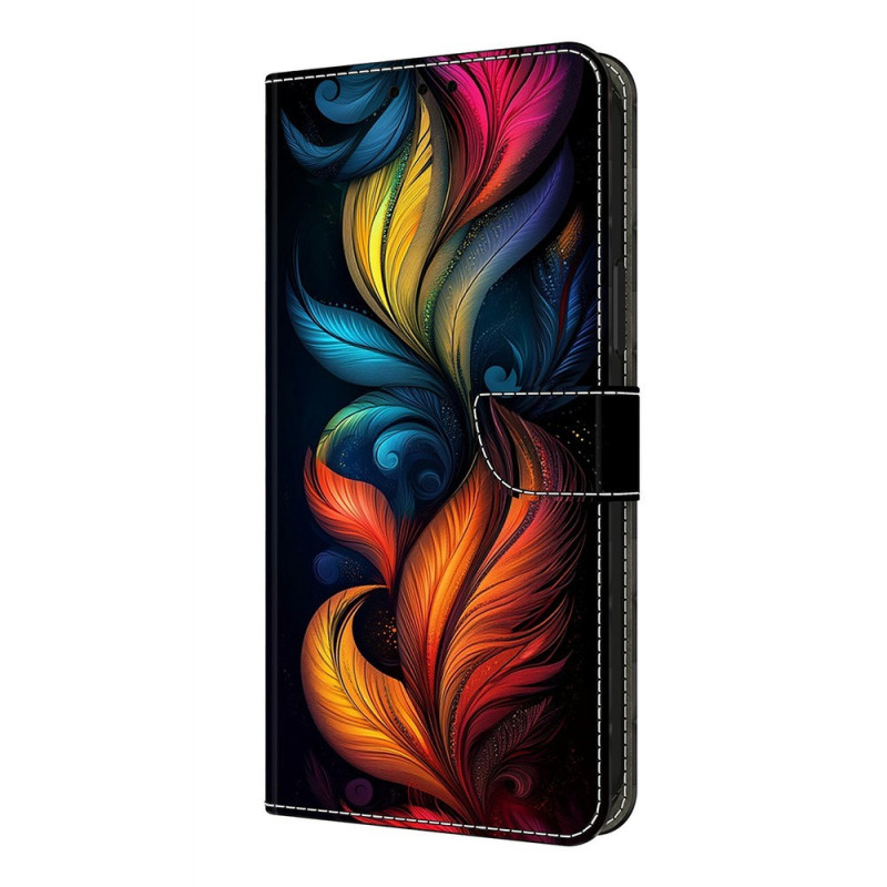 Housse Samsung Galaxy A27 5G Plumes Colorées