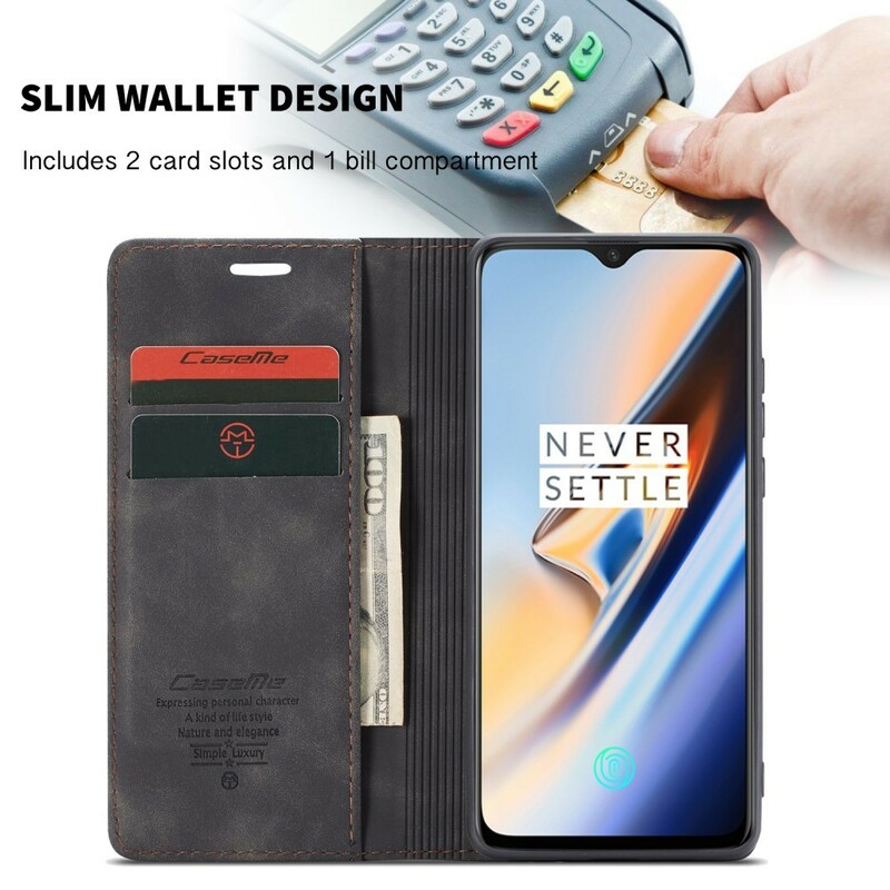 Flip Cover OnePlus 7 CASEME Simili Cuir Flip Cover OnePlus 7 CASEME Simili Cuir