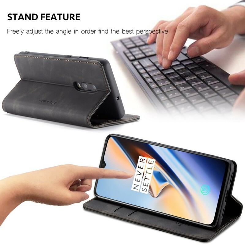 Flip Cover OnePlus 7 CASEME Simili Cuir Flip Cover OnePlus 7 CASEME Simili Cuir