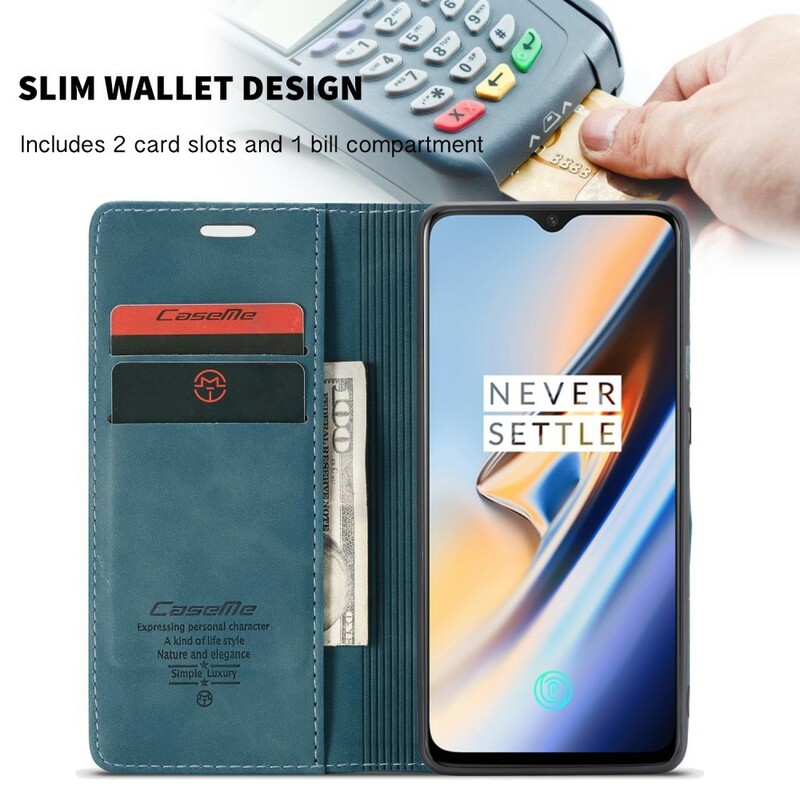 Flip Cover OnePlus 7 CASEME Simili Cuir