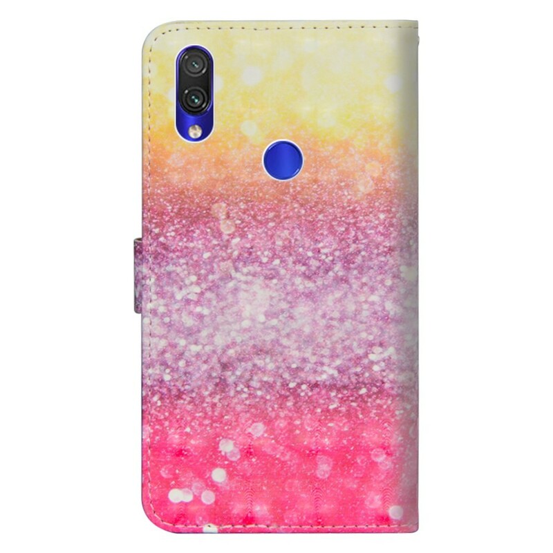 Housse Xiaomi Redmi Note 7 Dégradé Paillettes Magentas Housse Xiaomi Redmi Note 7 Dégradé Paillettes Magentas