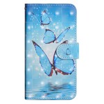 Housse Xiaomi Redmi Note 7 Papillons Bleus Volants Housse Xiaomi Redmi Note 7 Papillons Bleus Volants