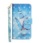 Housse Xiaomi Redmi Note 7 Papillons Bleus Volants Housse Xiaomi Redmi Note 7 Papillons Bleus Volants