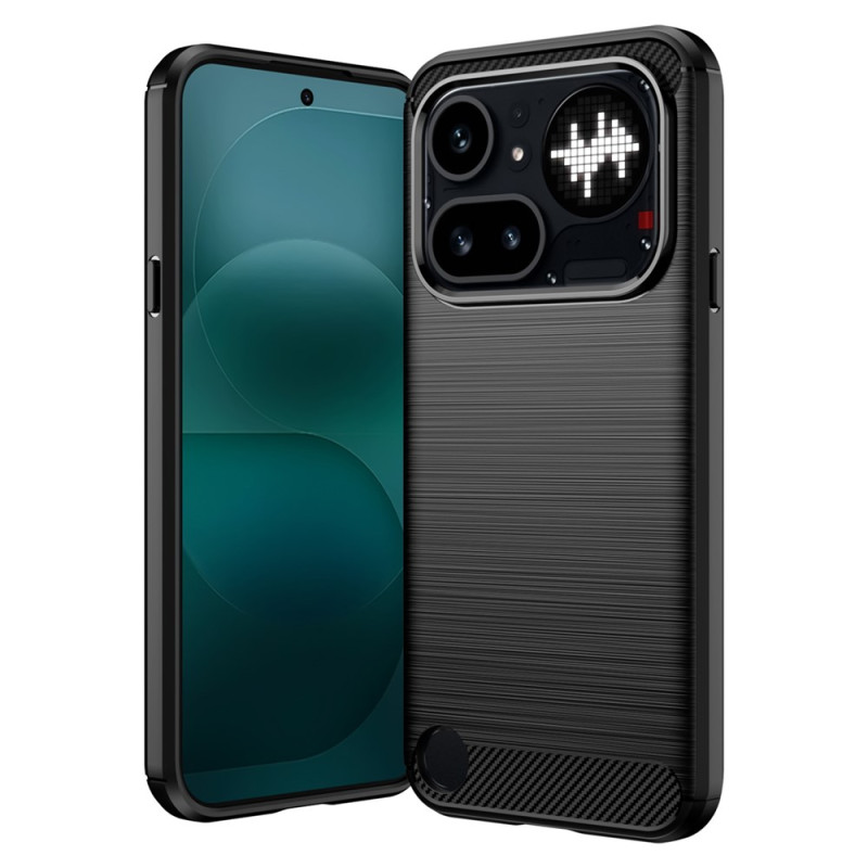 Coque Nothing Phone (4a) Pro Fibre Carbone Brossée