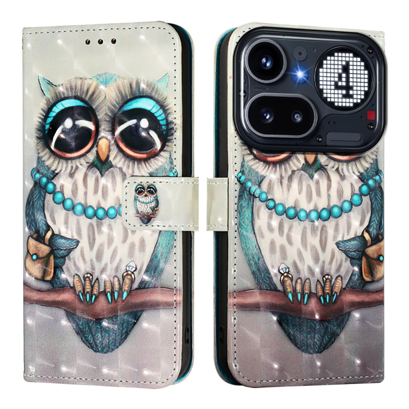 Housse Nothing Phone (4a) Pro Miss Hibou