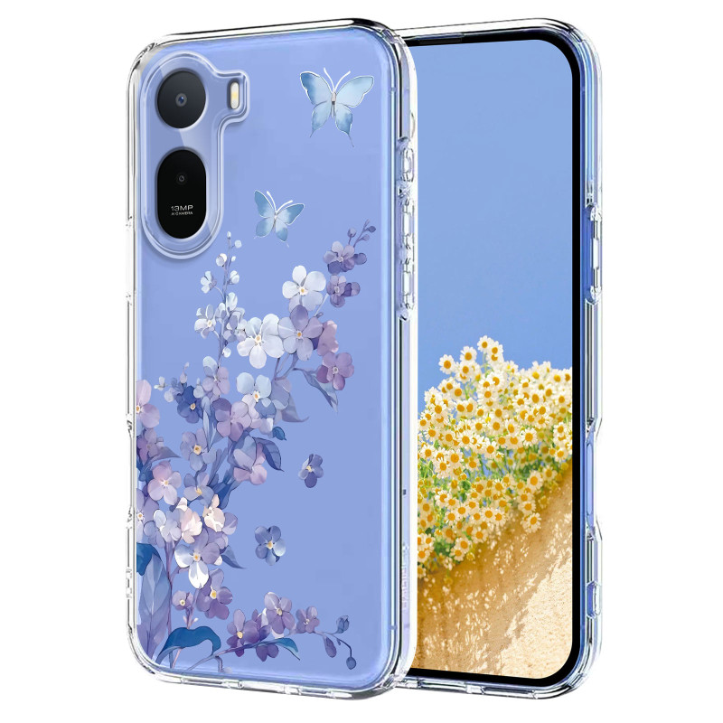 Coque Xiaomi Redmi A7 Pro Transparente Florale