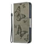 Housse Xiaomi Redmi Note 7 Papillons Imprimés à Lanière Housse Xiaomi Redmi Note 7 Papillons Imprimés à Lanière