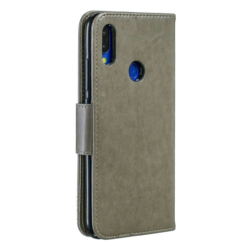 Housse Xiaomi Redmi Note 7 Papillons Imprimés à Lanière Housse Xiaomi Redmi Note 7 Papillons Imprimés à Lanière