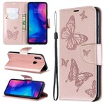 Housse Xiaomi Redmi Note 7 Papillons Imprimés à Lanière Housse Xiaomi Redmi Note 7 Papillons Imprimés à Lanière