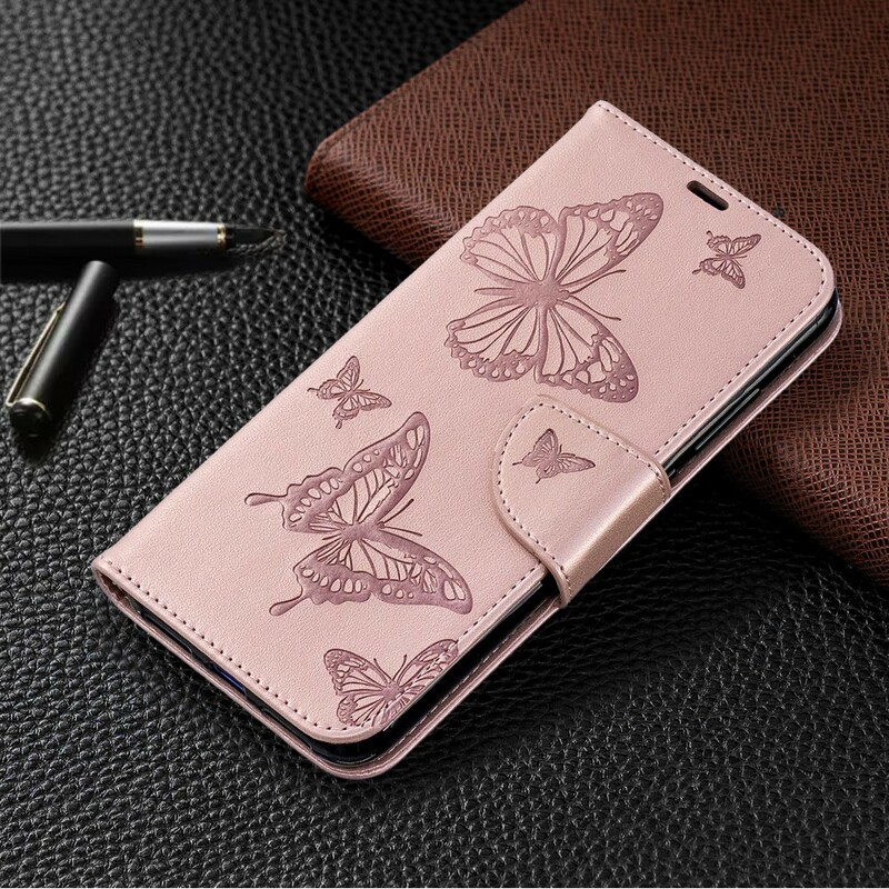 Housse Xiaomi Redmi Note 7 Papillons Imprimés à Lanière Housse Xiaomi Redmi Note 7 Papillons Imprimés à Lanière