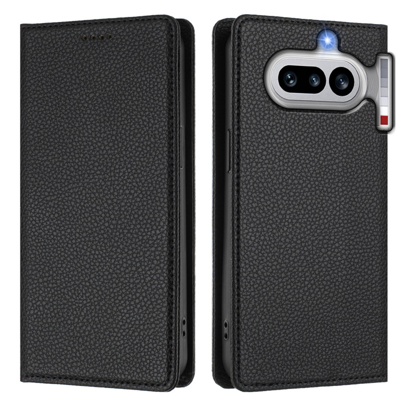 Flip Cover Nothing Phone (4a) Simili Cuir Litchi