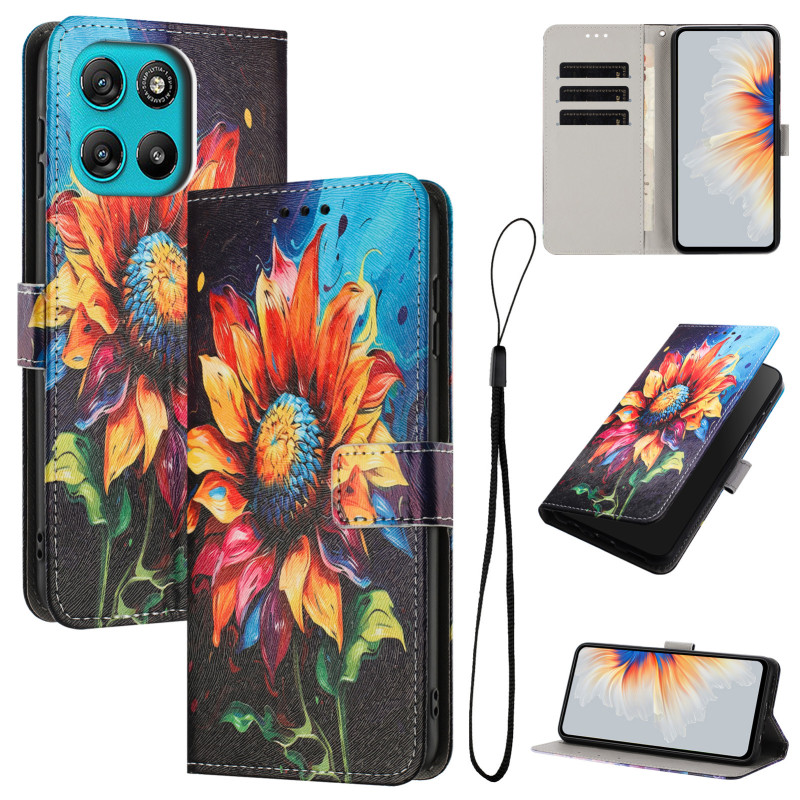 Housse Moto G67 Power / G57 Power Tournesols