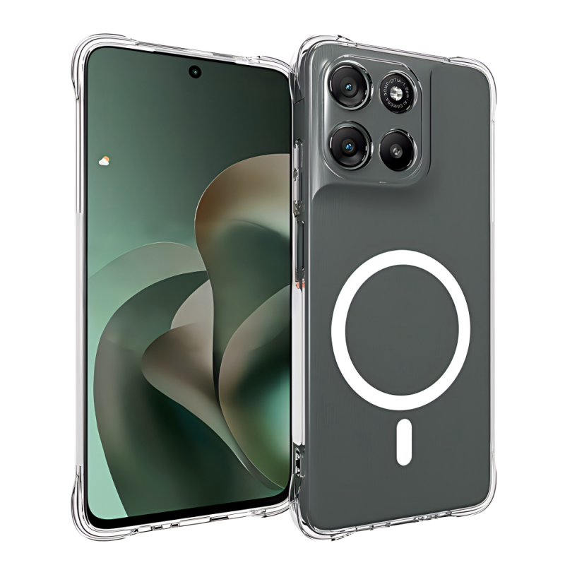 Coque Moto G67 Power Magnétique Transparente