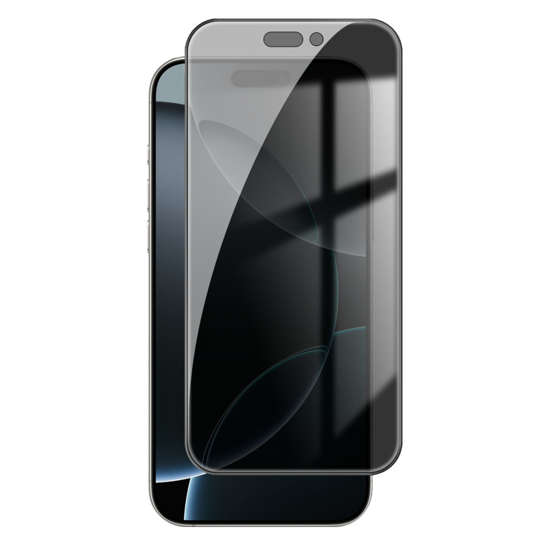 Protection en Verre Trempé Anti-Espion pour Écran iPhone 16 Pro