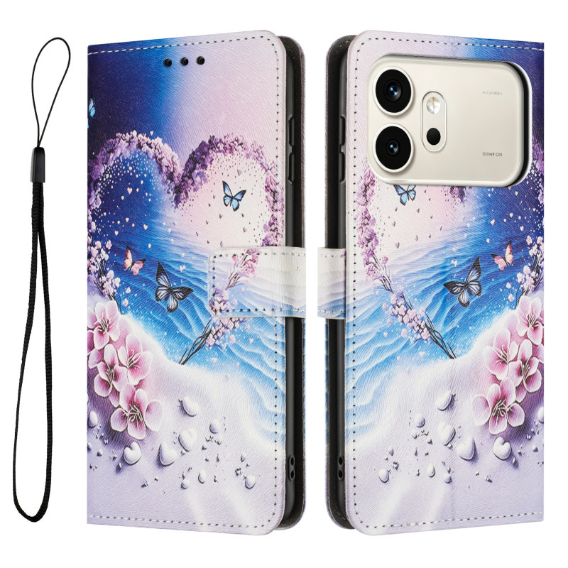 Housse Honor 600 / 600 Pro Coeur Blanc