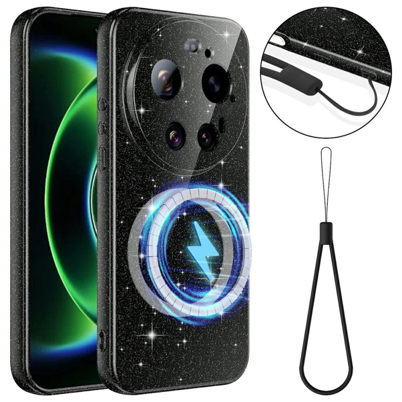 Coque Xiaomi 17 Ultra Pailletée à Lanière