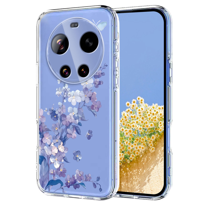 Coque Xiaomi 17 Ultra Transparente Florale
