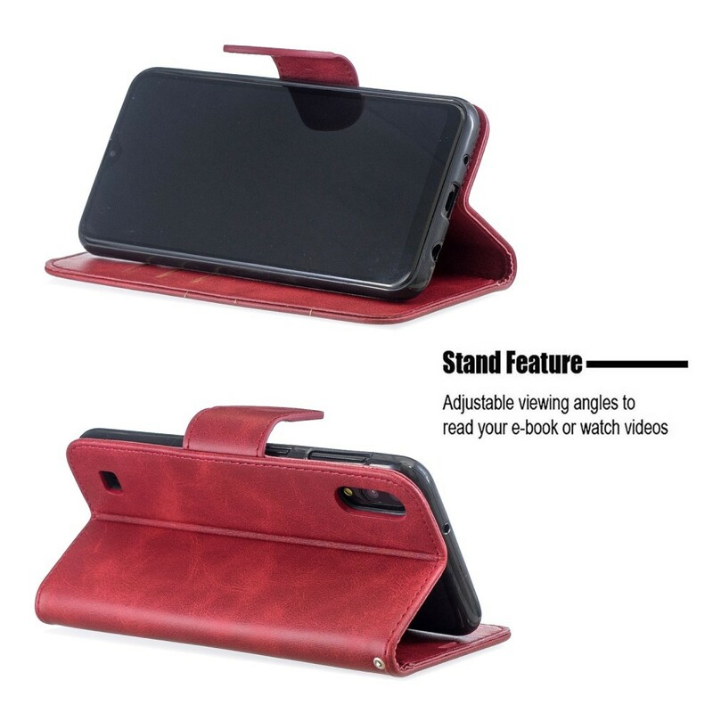 Housse Samsung Galaxy A10 Effet Cuir Design Color Housse Samsung Galaxy A10 Effet Cuir Design Color