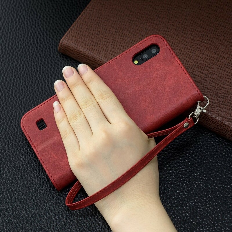 Housse Samsung Galaxy A10 Effet Cuir Design Color Housse Samsung Galaxy A10 Effet Cuir Design Color