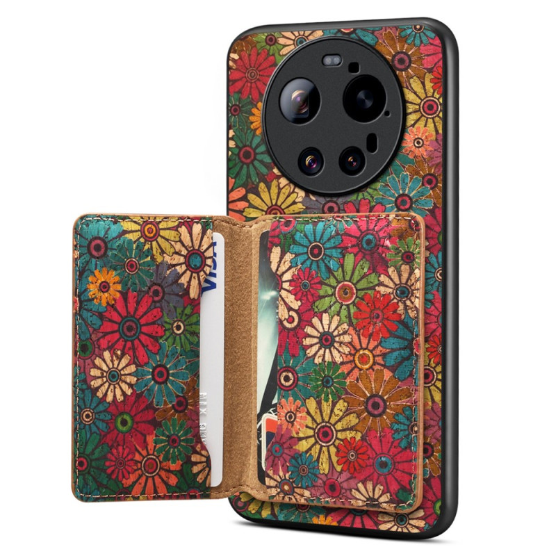 Coque Xiaomi 17 Ultra Porte-Cartes Floral