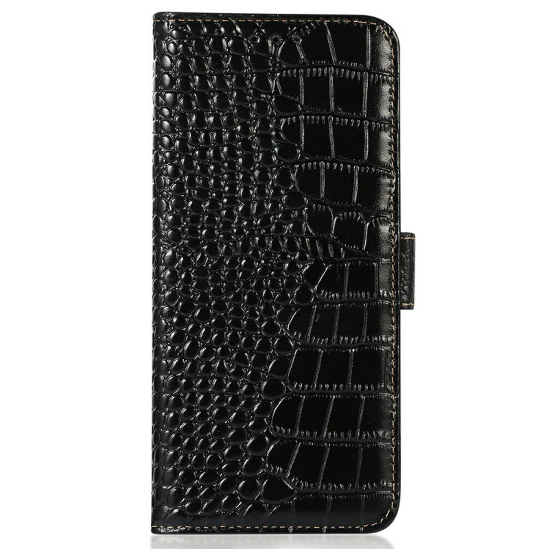 Housse Xiaomi 17T Cuir Texture Crocodile