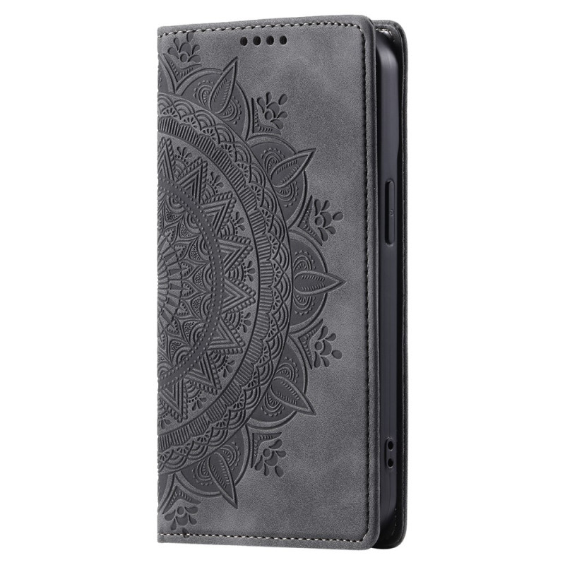 Flip Cover Xiaomi 17T Effet Daim Mandala
