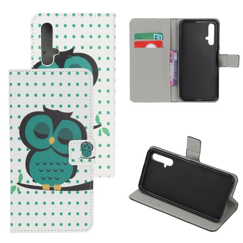 Housse Honor 20 Hibou Endormi Housse Honor 20 Hibou Endormi