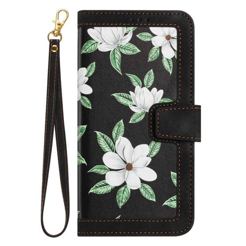 Housse Xiaomi 17T Florale avec Lanière