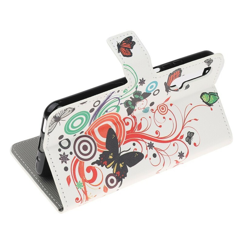 Housse Honor 20 Papillons et Fleurs Housse Honor 20 Papillons et Fleurs