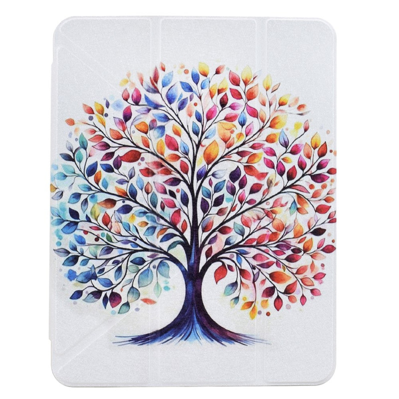 Smart Case iPad Air 11 / Pro 11 / Air Origami Arbre Coloré