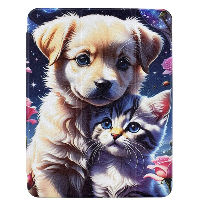 Smart Case iPad Air 11 / Pro 11 / Air Origami Chien et Chat