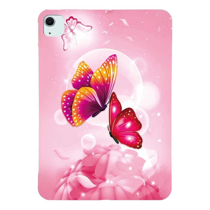 Coque iPad Air 11 / Air Papillons Roses
