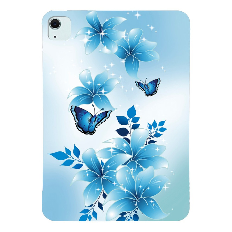 Coque iPad Air 11 / Air Papillons Bleus