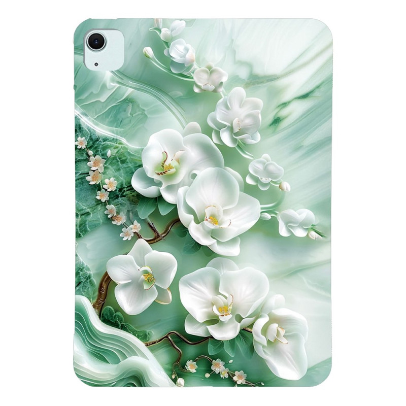 Coque iPad Air 11 / Air Fleurs de Jade