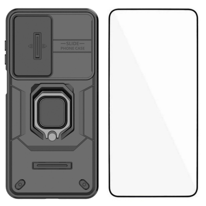 Coque Samsung Galaxy A26 5G Ring Résistante avec Protecteur Écran