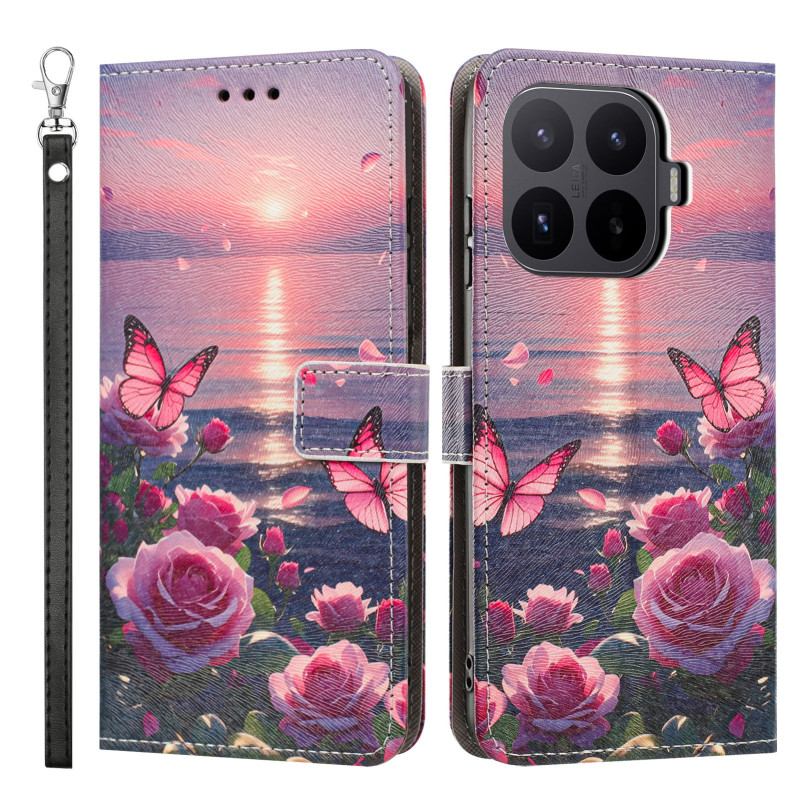 Housse Xiaomi 17T Fleurs et Papillons