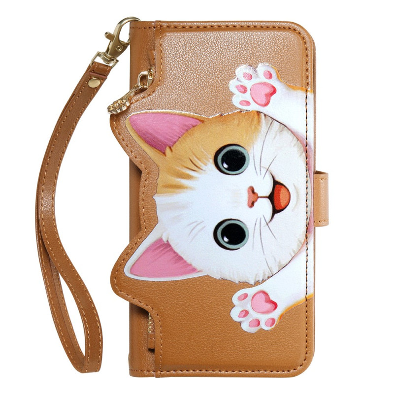 Housse Xiaomi 17T Pro Chat Relief à Lanière