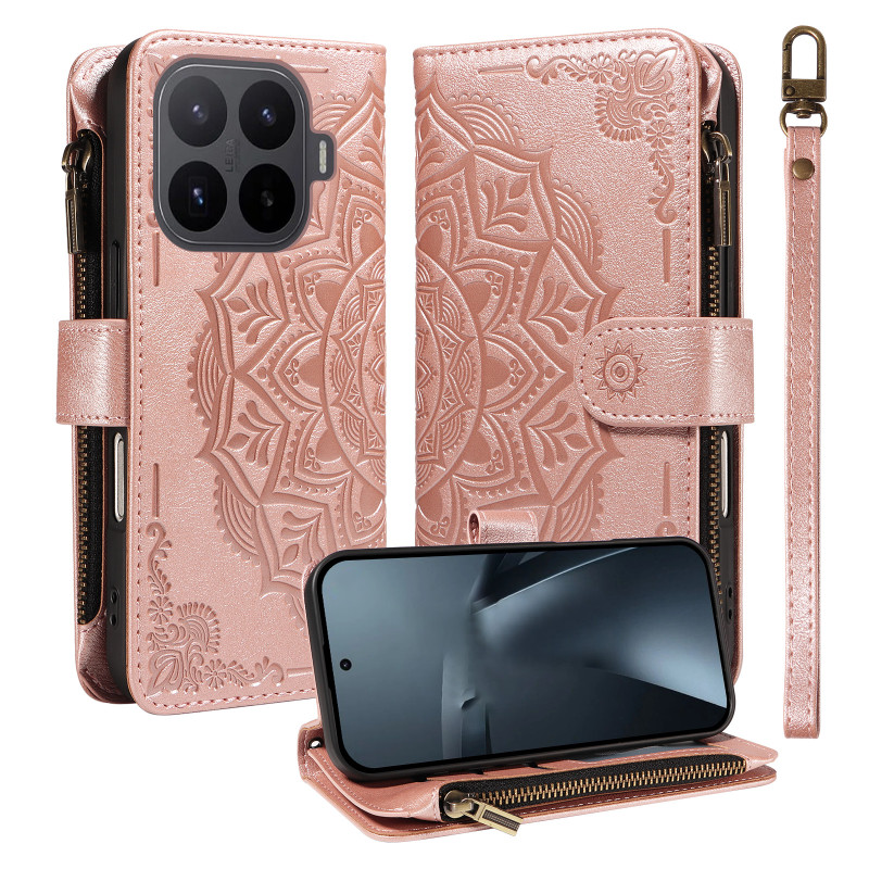 Housse Xiaomi 17T Pro Portefeuille Mandala (blocage RFID)