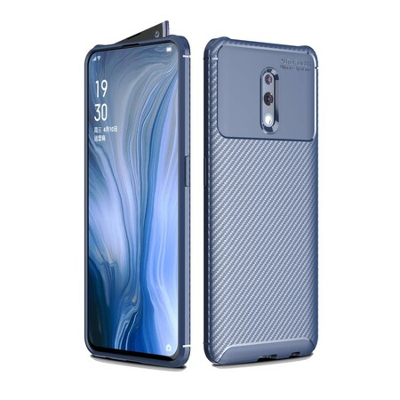 Coque Oppo Reno Flexible Fibre Carbone