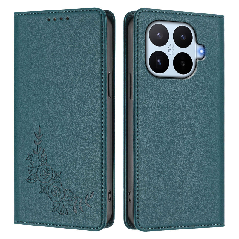Flip Cover Xiaomi 17T Pivoines (blocage RFID)