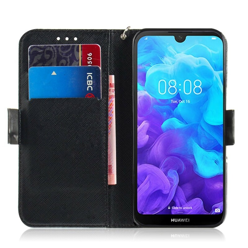 Housse Huawei Y5 2019 Magistral Mandala à Lanière Housse Huawei Y5 2019 Magistral Mandala à Lanière