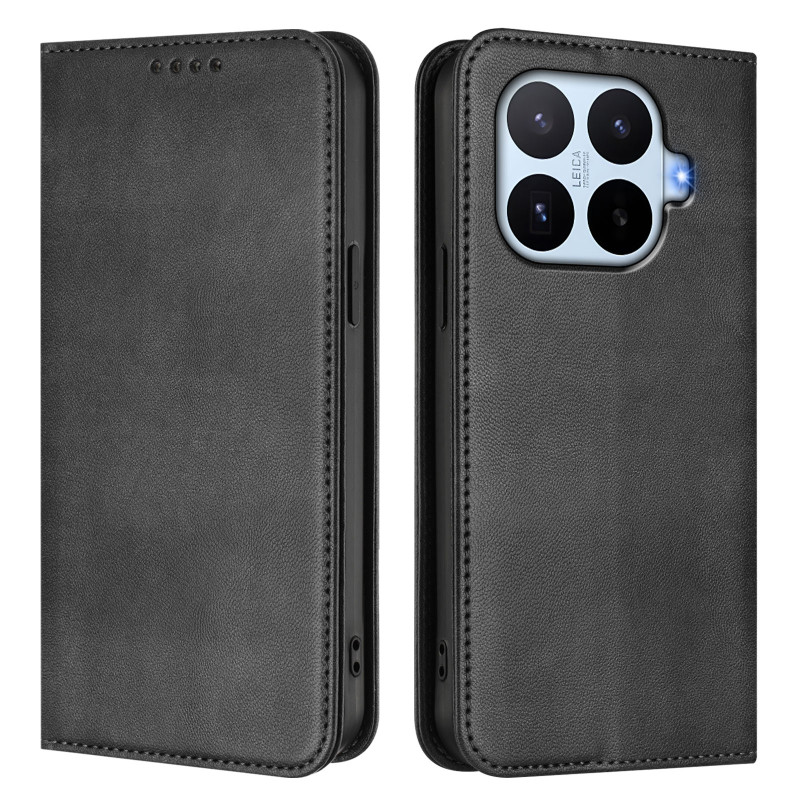 Flip Cover Xiaomi 17T Pro Blocage RFID Style Rétro