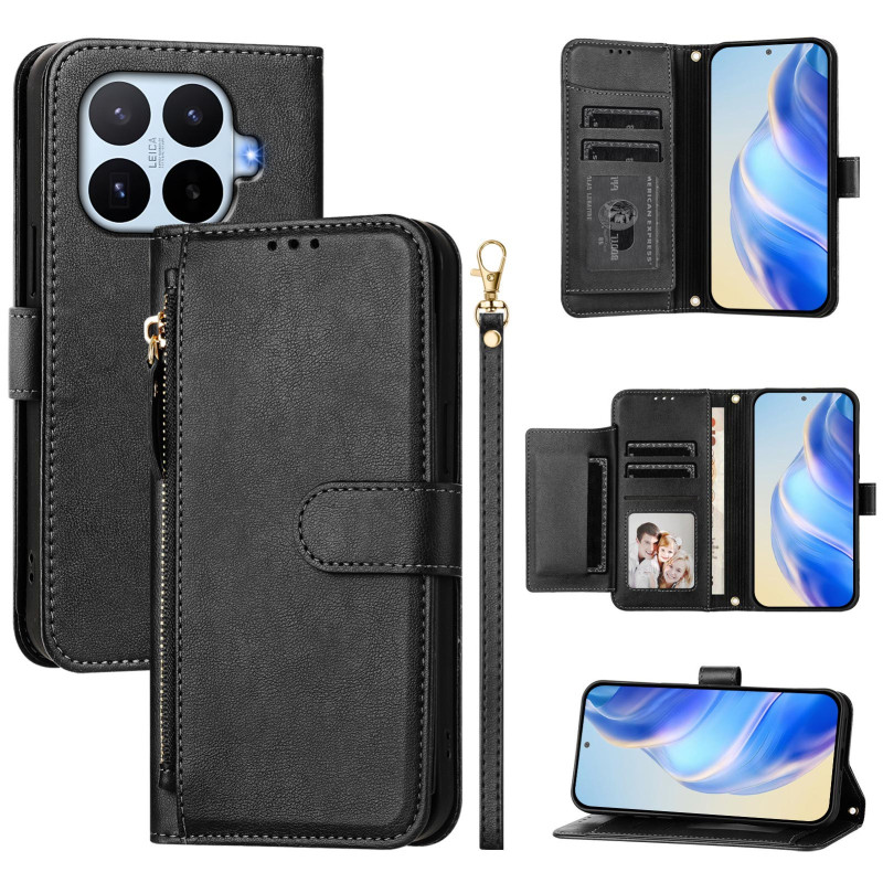Housse Xiaomi 17T Pro Portefeuille avec Lanière