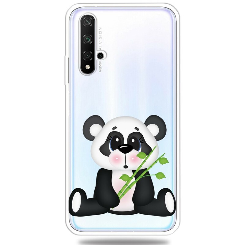 Coque Honor 20 Transparente Panda Triste