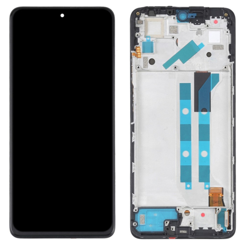 Écran AMOLED OEM Grade S avec Châssis pour Xiaomi Poco X4 Pro 5G / Redmi Note 11 Pro