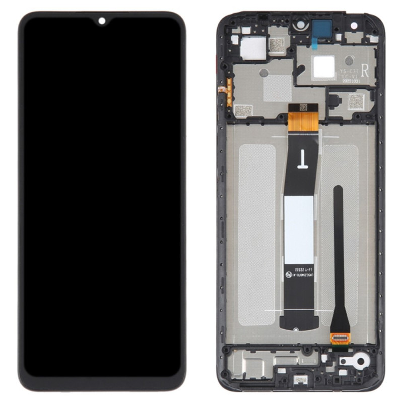 Écran IPS LCD OEM Grade S avec Châssis pour Xiaomi Redmi 12C / Poco C55
