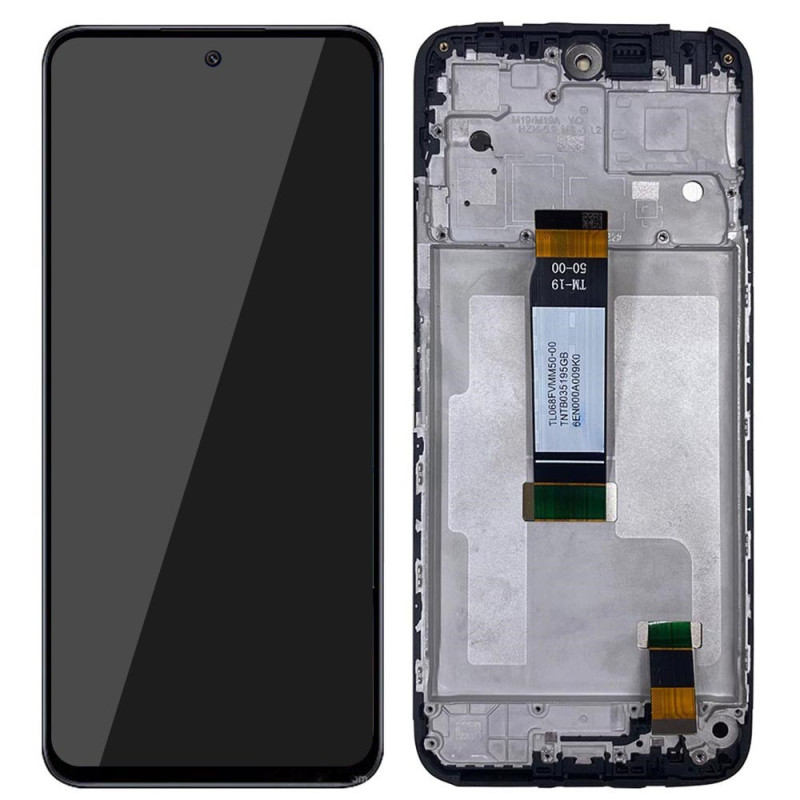Écran IPS LCD OEM Grade S avec Châssis pour Xiaomi Redmi 12 4G / 5G / Poco M6 Pro 5G
