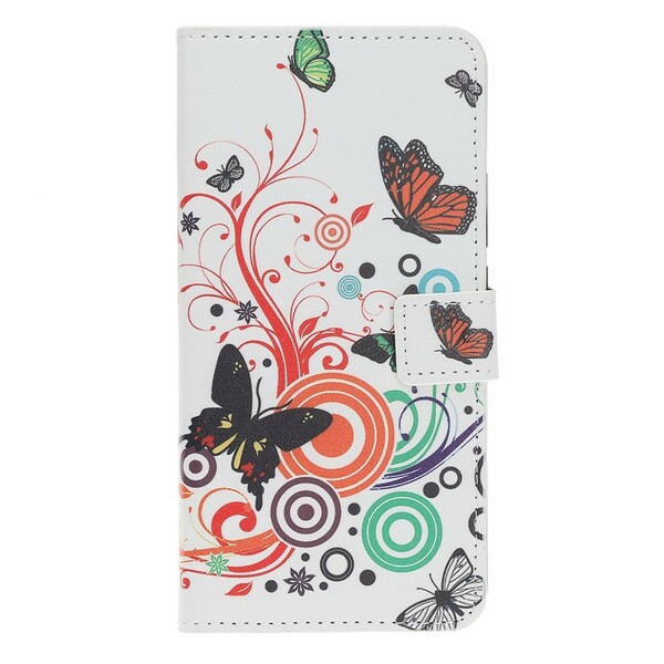 Housse Huawei Y5 2019 / Honor 8S Papillons et Fleurs