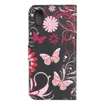 Housse Huawei Y5 2019 Papillons et Fleurs Housse Huawei Y5 2019 Papillons et Fleurs