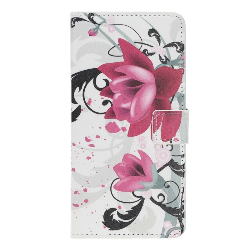 Housse Huawei Y5 2019 Tropical Flowers